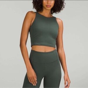 Lululemon Wonder Train Racerback Tank Top - Forest Green